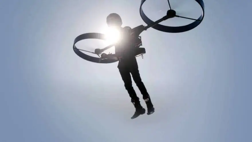 El CopterPack en acción. 