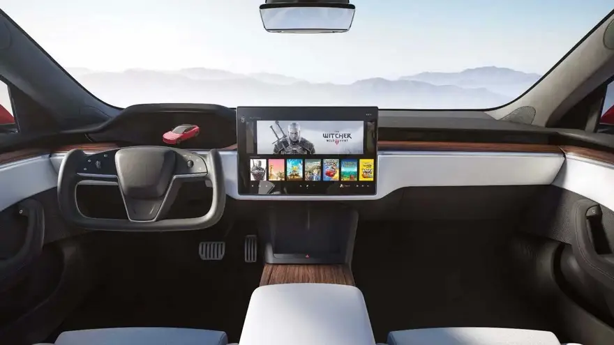Interior del flamante vehículo eléctrico