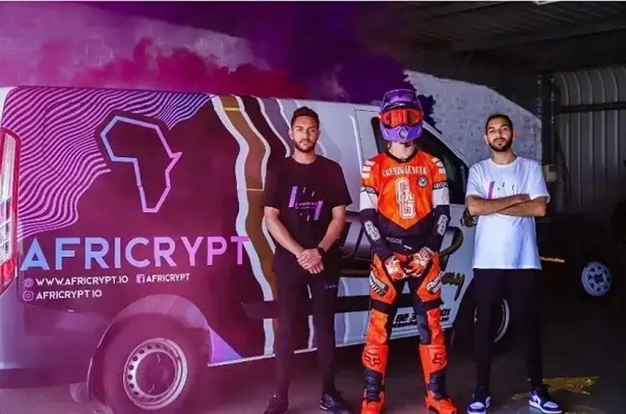 Ameer y Raees Cajee, cofundadores de Africrypt. Fuente: The South African.