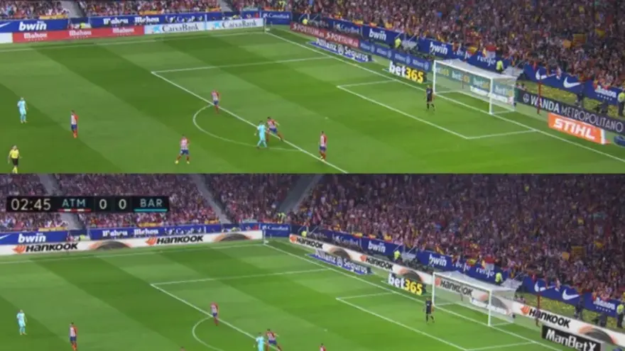 Aproximadamente el 25% de los partidos del FC Barcelona, el Atlético de Madrid, el Real Madrid o el RCD Espanyol ya utiliza esta tecnología de vallas LED y anuncios cambiantes