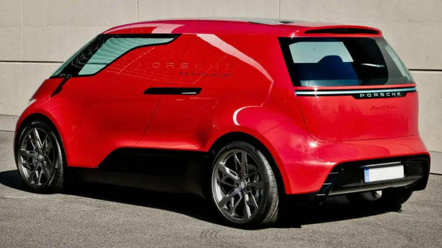 el monovolumen de Porsche es minimalista