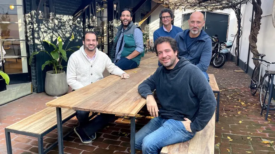 Los fundadores de Newtopia VC, el fondo de riesgo elegido por Nalbandian y Ginobili