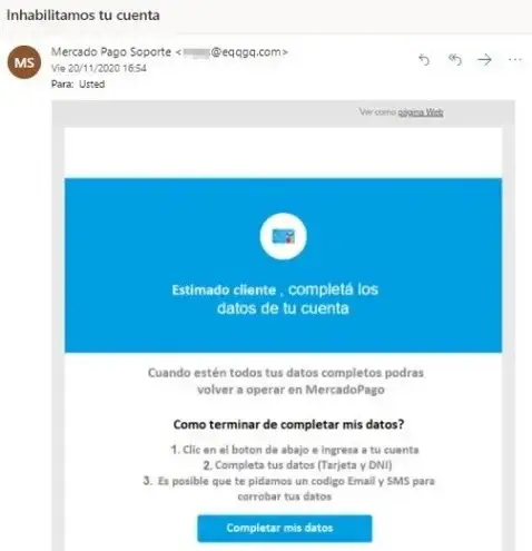 El phishing es una de las herramientas más utilizadas para generar un engaño