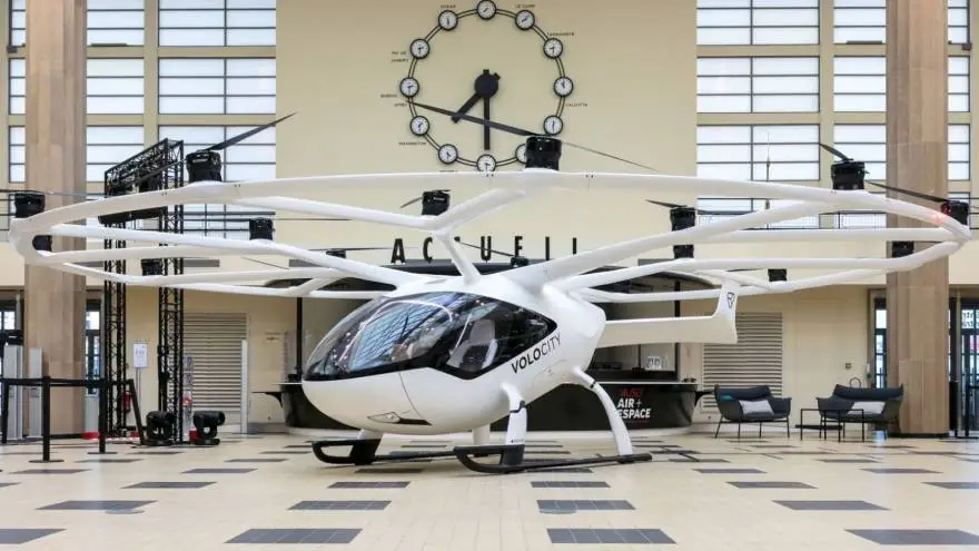 El Volocopter está diseñado para el transporte en núcleos urbanos
