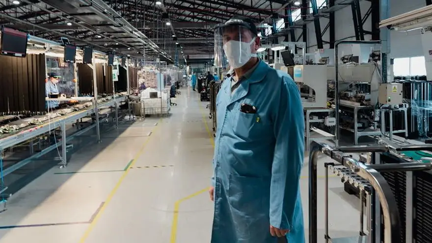Pierre Iribarne, jefe de la planta TV de Newsan