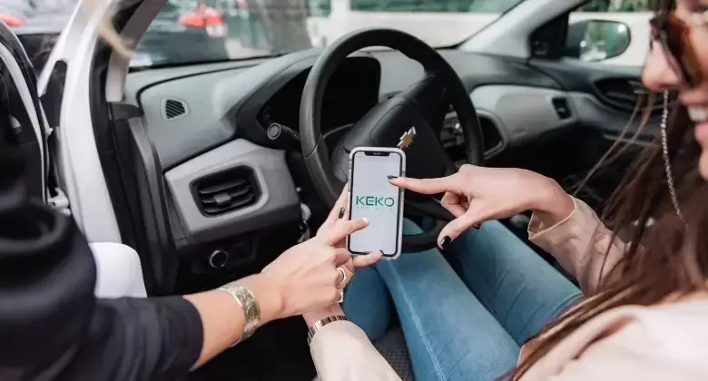 Keko es una aplicación de carsharing que surge de la asociación entre las empresas RDA Mobility y Binit