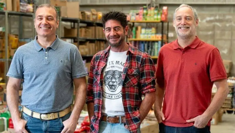 uan Pablo Gorgas, Mariano Barey y Gonzalo Aguirre Bárcena, socios fundadores de la startup Justmart