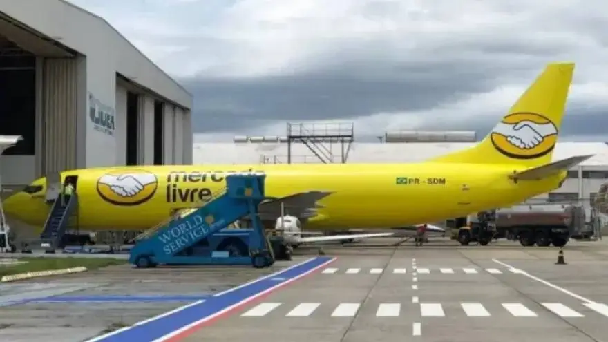 Mercado Libre lanzó su primera flota de aviones en territorio brasileño, tras el acuerdo con la aerolínea Gol
