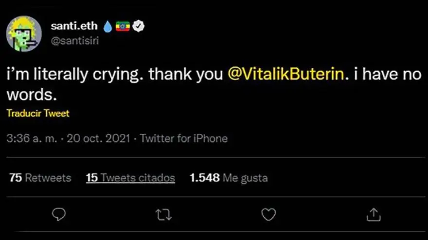 Tweet de Santiago Siri