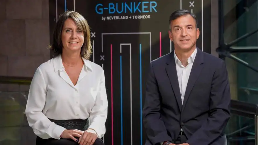 Luciana Periales (CEO de Neverland) e Ignacio Galarza (CEO de Torneos