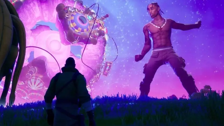 Concierto de Travis Scott en Fortnite