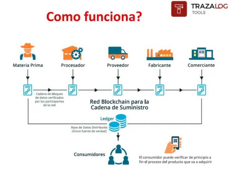 El blockchain y la trazabilidad van de la mano.