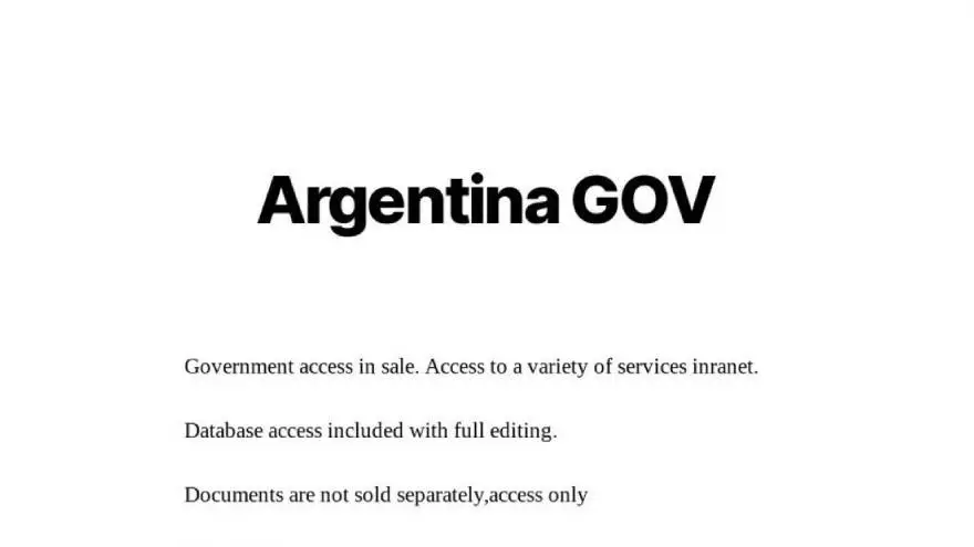 Everest, el grupo de Ransomware que afirma tener acceso a sistemas de Argentina. Fuente: Sitio Web Everest