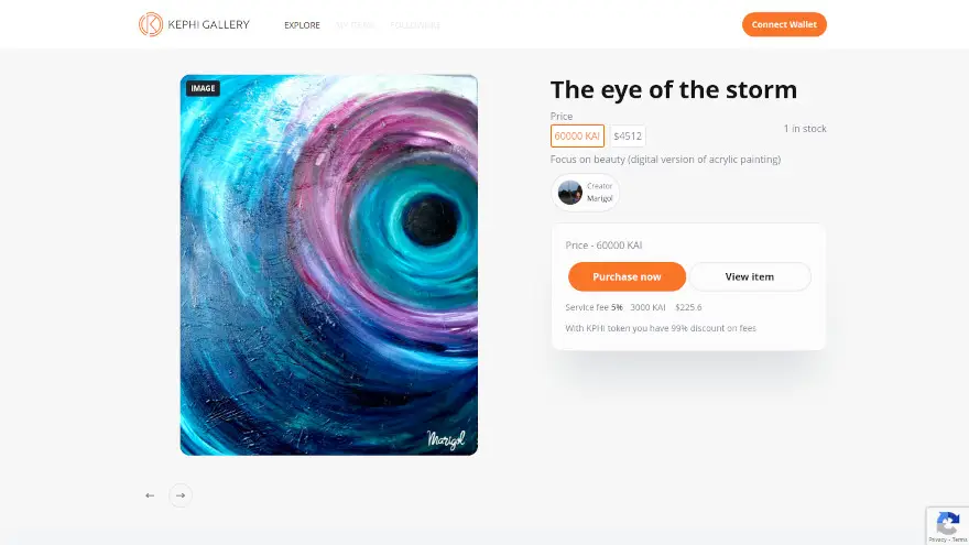 Kephi.io es una galería NFT hecha en Argentina para artistas independientes