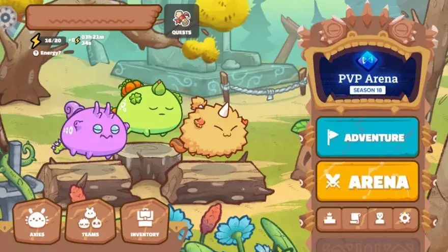 Axie Infinity demand auna inversión inicial de sus usuarios