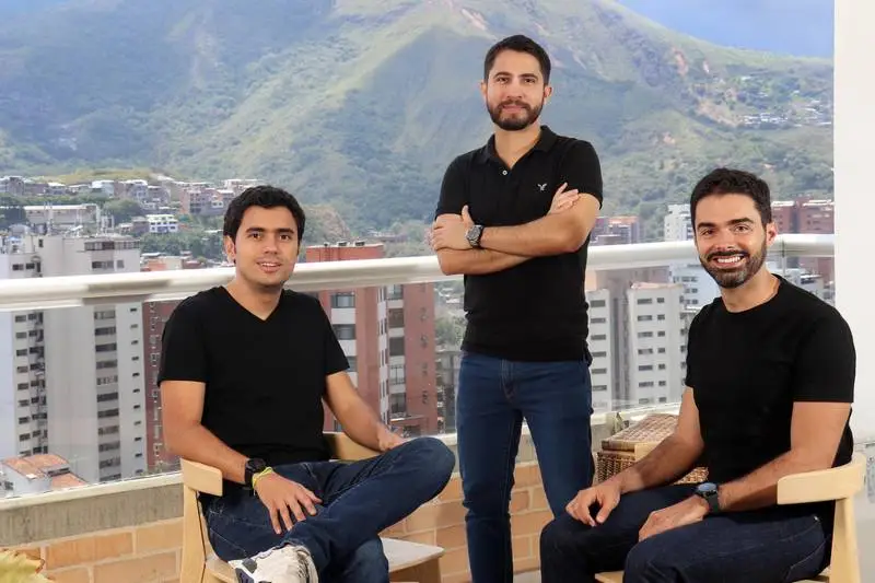 Santiago Suarez, Daniel Vallejo  y Elmer Ortega, cofundadores de la fintech Addi 