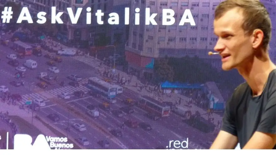 Vitalik, en su paso por Buenos Aires 