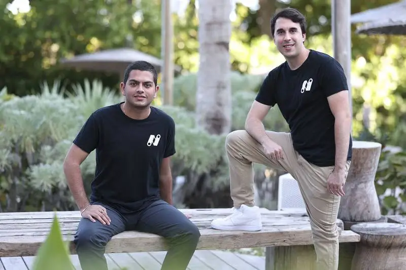 El CEO de Nowports Alfonso de los Ríos, a la izquierda, y el director de operaciones, Maximiliano Casal. Fuente: Nowports