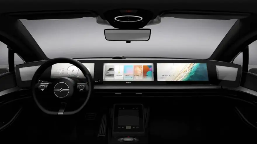 El impresionante interior del Vision-S
