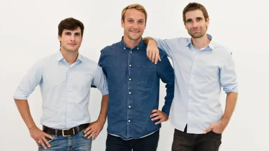 Quentin Le Brouster, Thibaud Hug de Larauze y Vianney Vaute, fundadores de Back Market