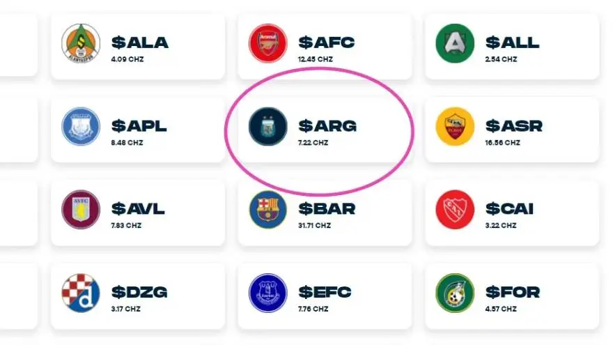El token que la AFA tiene para la Selección Argentina tras el acuerdo de 2021 con Socios.com