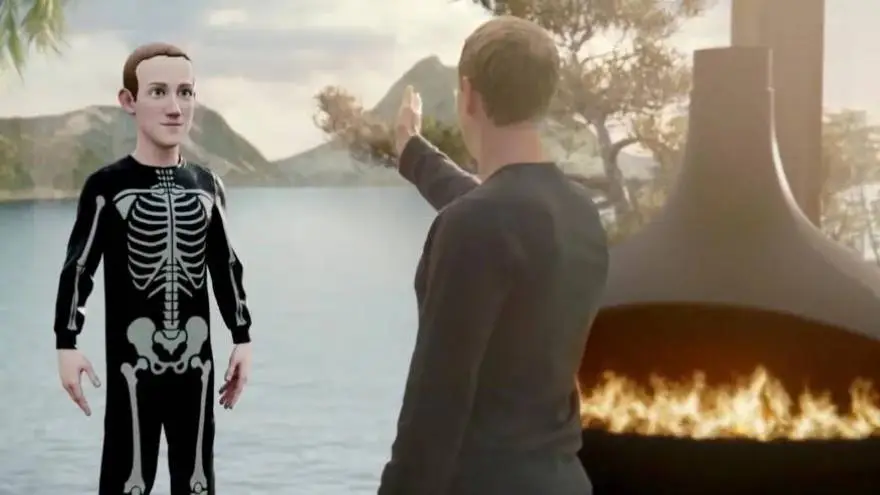 Mark Zuckerberg dentro de su metaverso