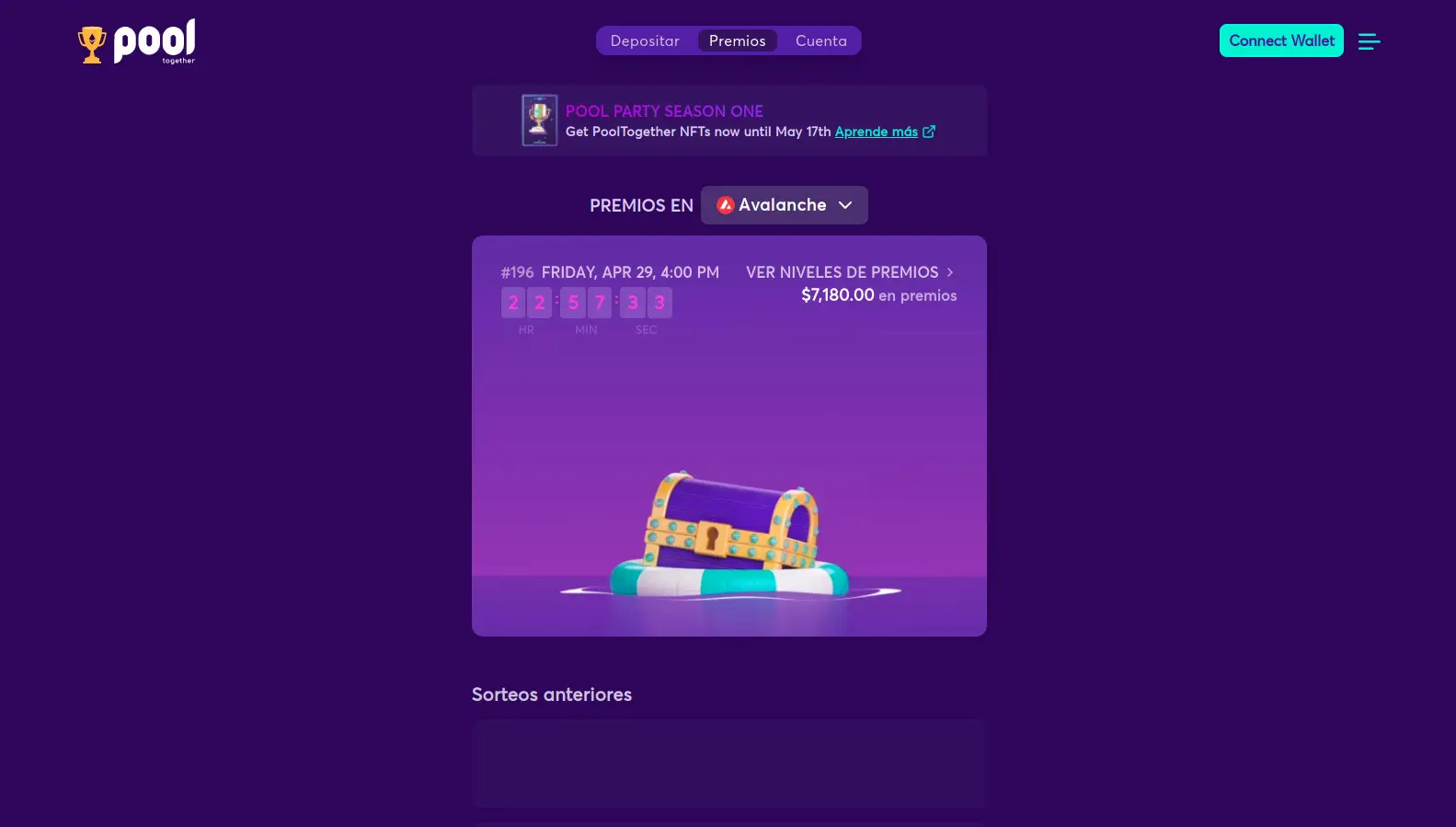 PoolTogether sortea u$s7.000 todos los días