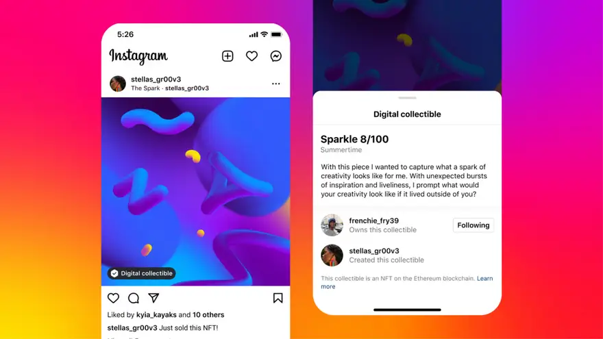 El arte digital llega a Instagram