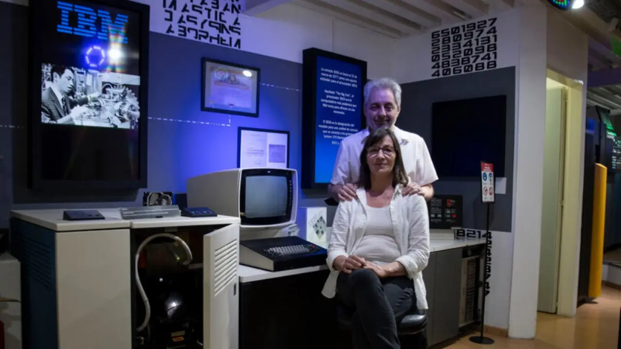 Carlos Chiodini y Alicia Murchio, cofundadores del Museo de Informática