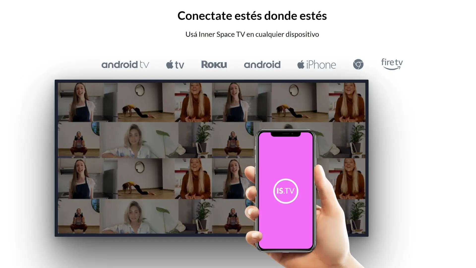 La búsqueda de ISTV es que sus usuarias puedan aprovechar los planes de entrenamiento desde cualquier lugar 