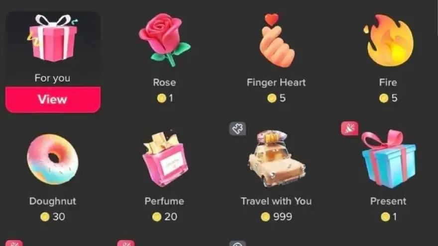 Regalos de TikTok
