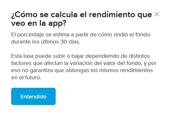 Cómo se calcula el rendimiento de estos FCI