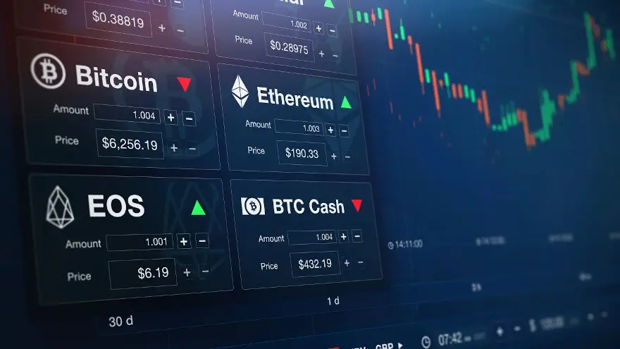 La cantidad de Bitcoin y Ether en exchanges 