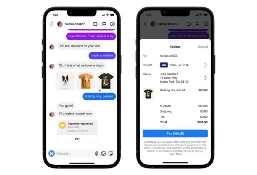 Comprar directo desde el chat de Instagram será posible muy pronto