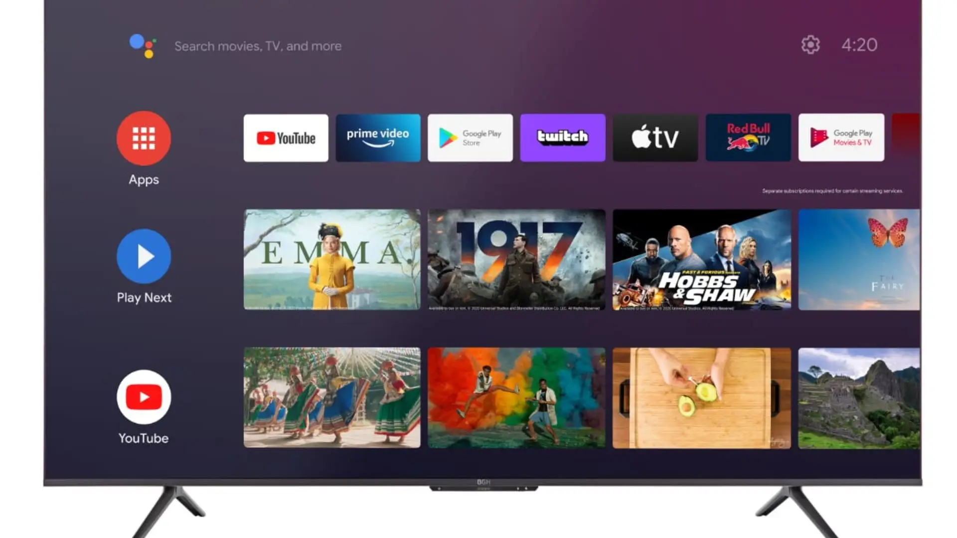 El nuevo televisor BGH 