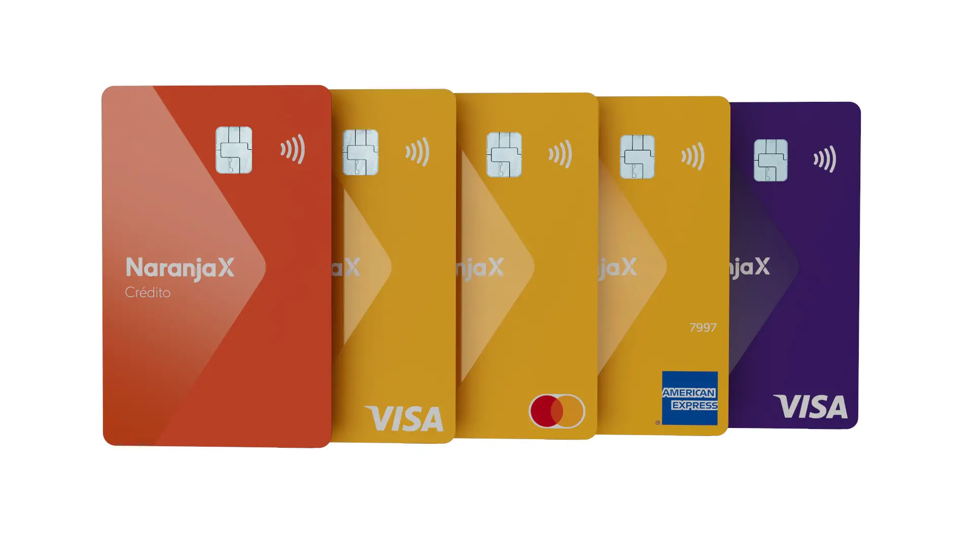Las tarjetas de Naranja X sólo tienen la información 