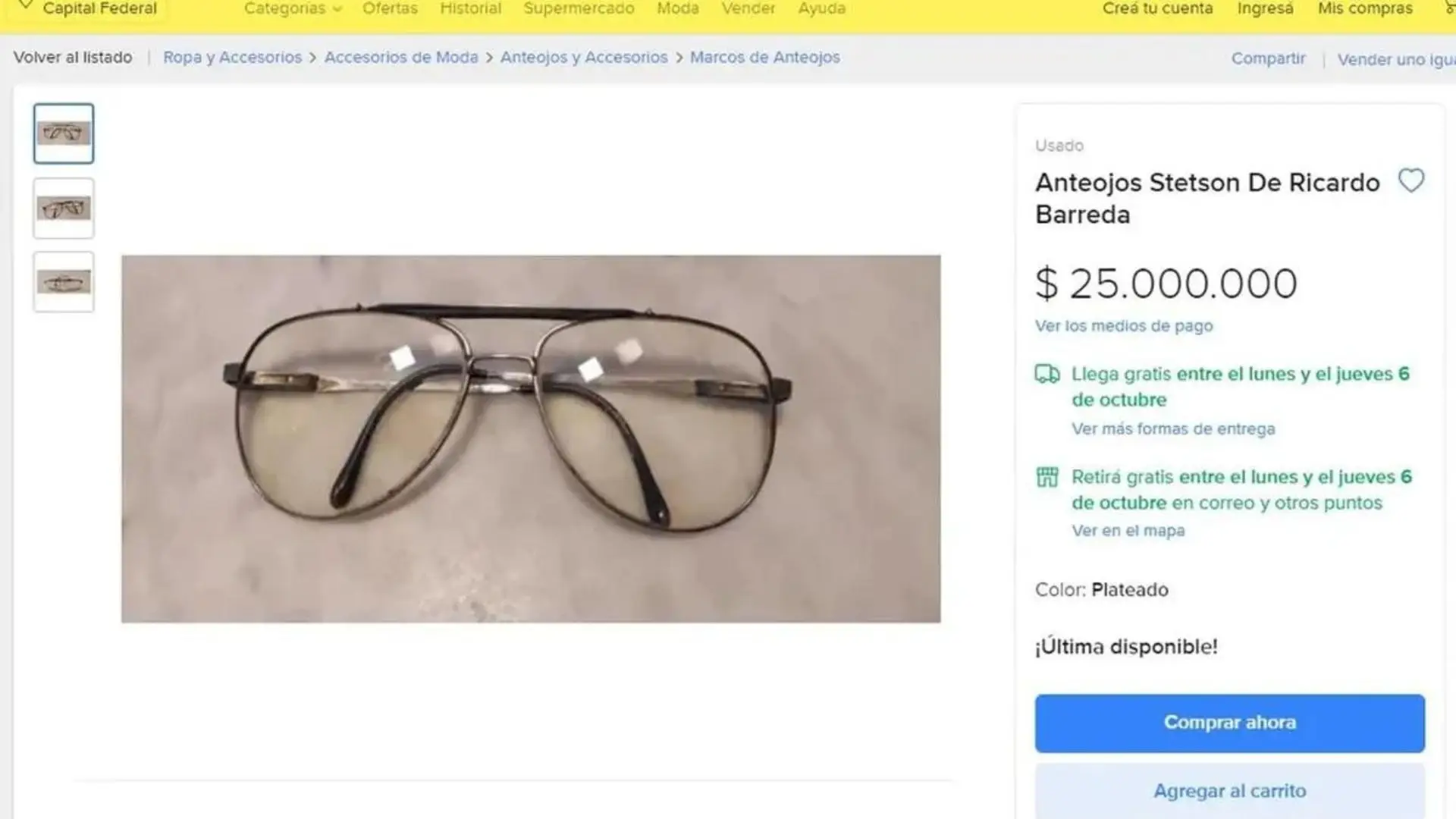 La publicación de los lentes de Barreda