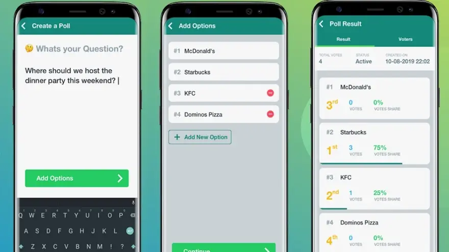 La compañía incorporará encuestas en chats individuales.