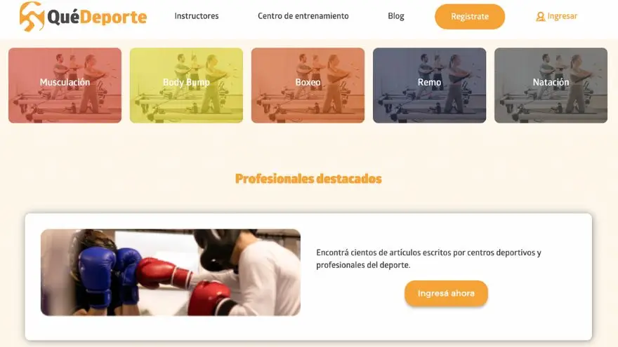 QuéDeporte, el nuevo tinder del deporte