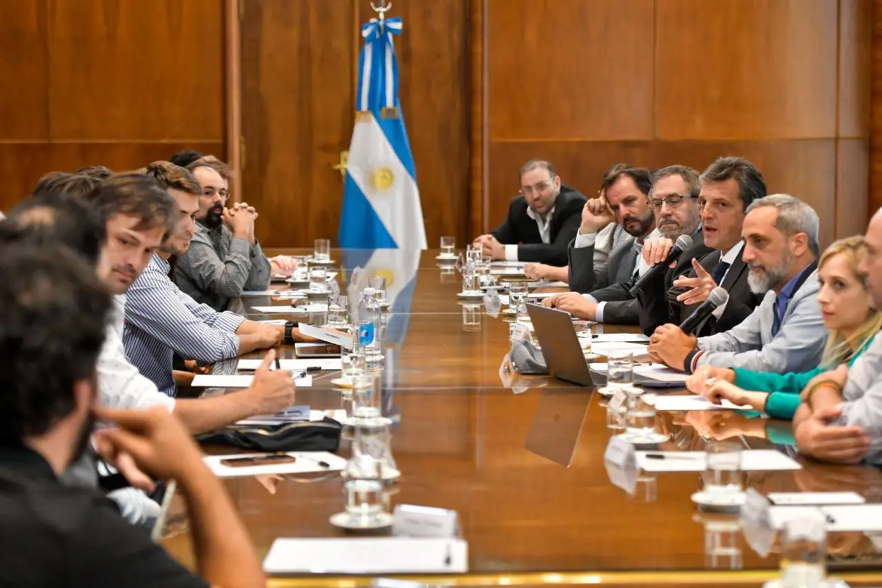 La reunión de Massa con referentes criptos