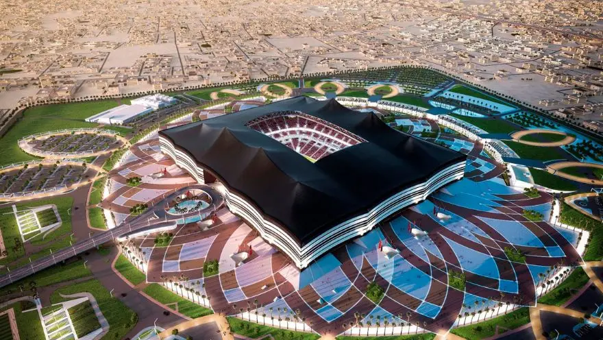 El segundo en cuanto a importancia es el Estadio Al Bayt, que llevará a cabo la ceremonia de inauguración