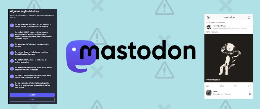 Mastodon se basa en pequeñas comunidades más que en una plataforma completa