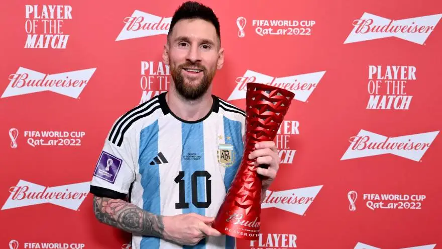 Budweiser, sponsor oficial de la FIFA y del capitán argentino Lionel Messi