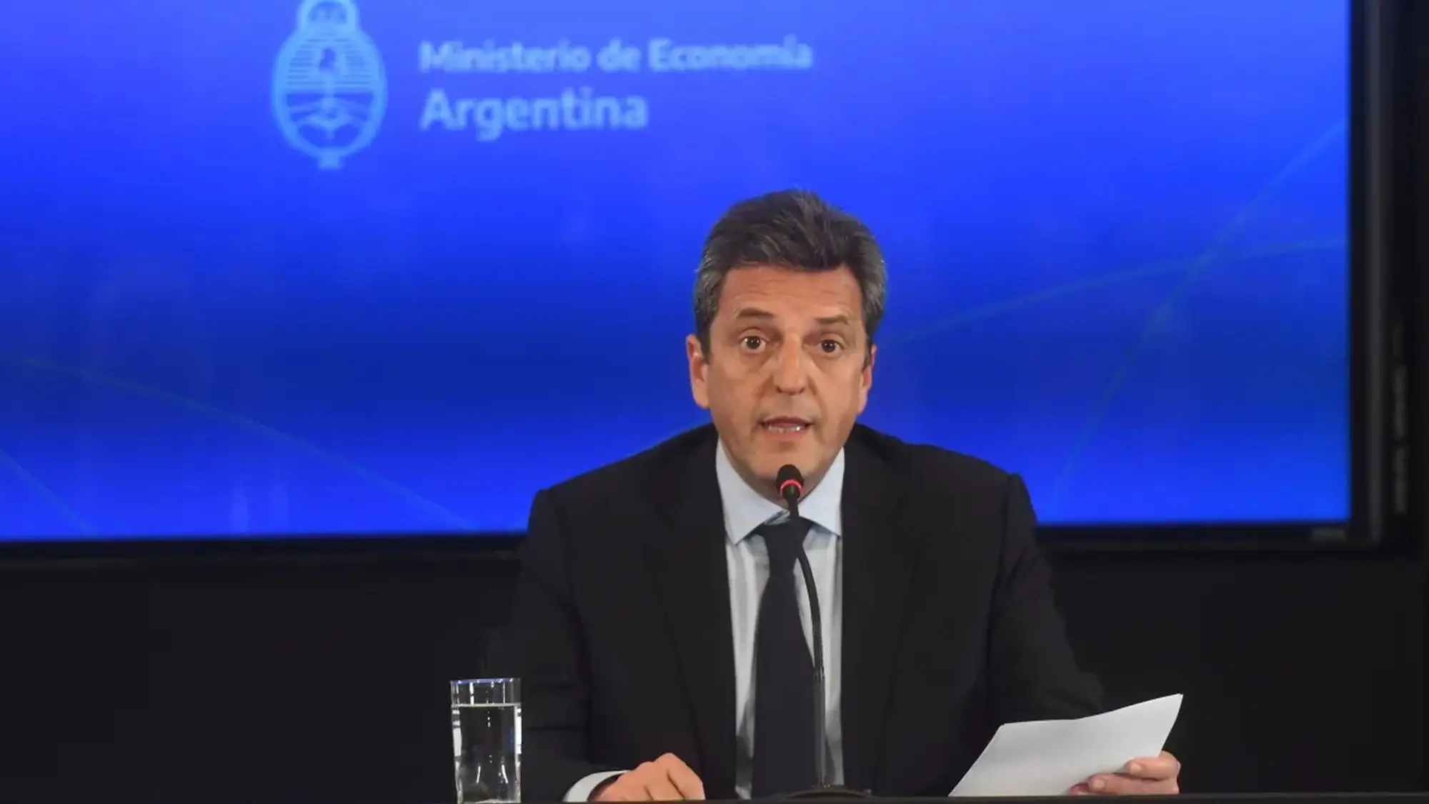El ministro de Economía, Sergio Massa, anunció hoy un amplio paquete de medidas tras la devaluación aplicada luego de las PASO