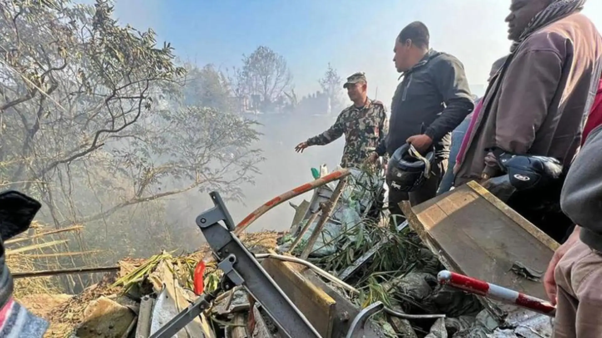 El avión de Nepal