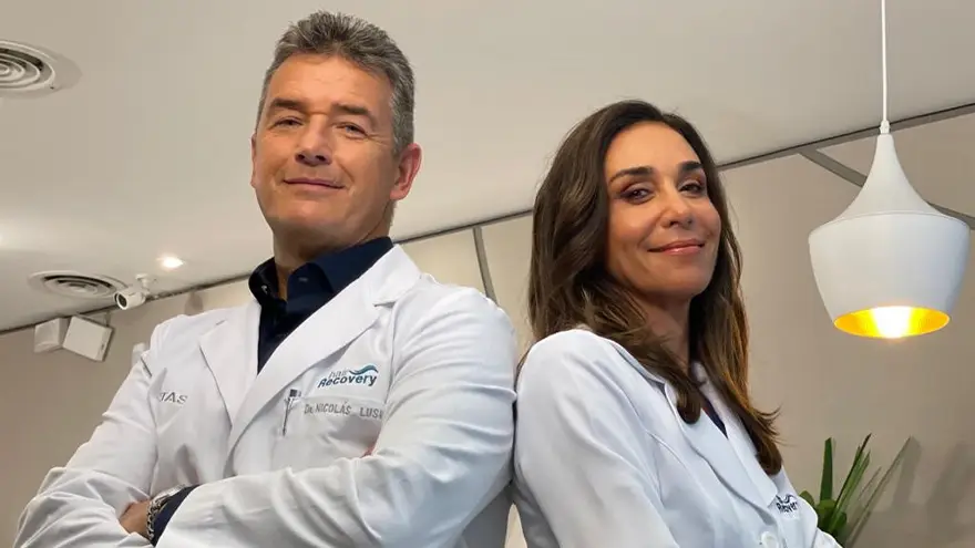 Nicolás Lusicic y Alejandra Susacasa, los médicos fundadores de Hair Recovery