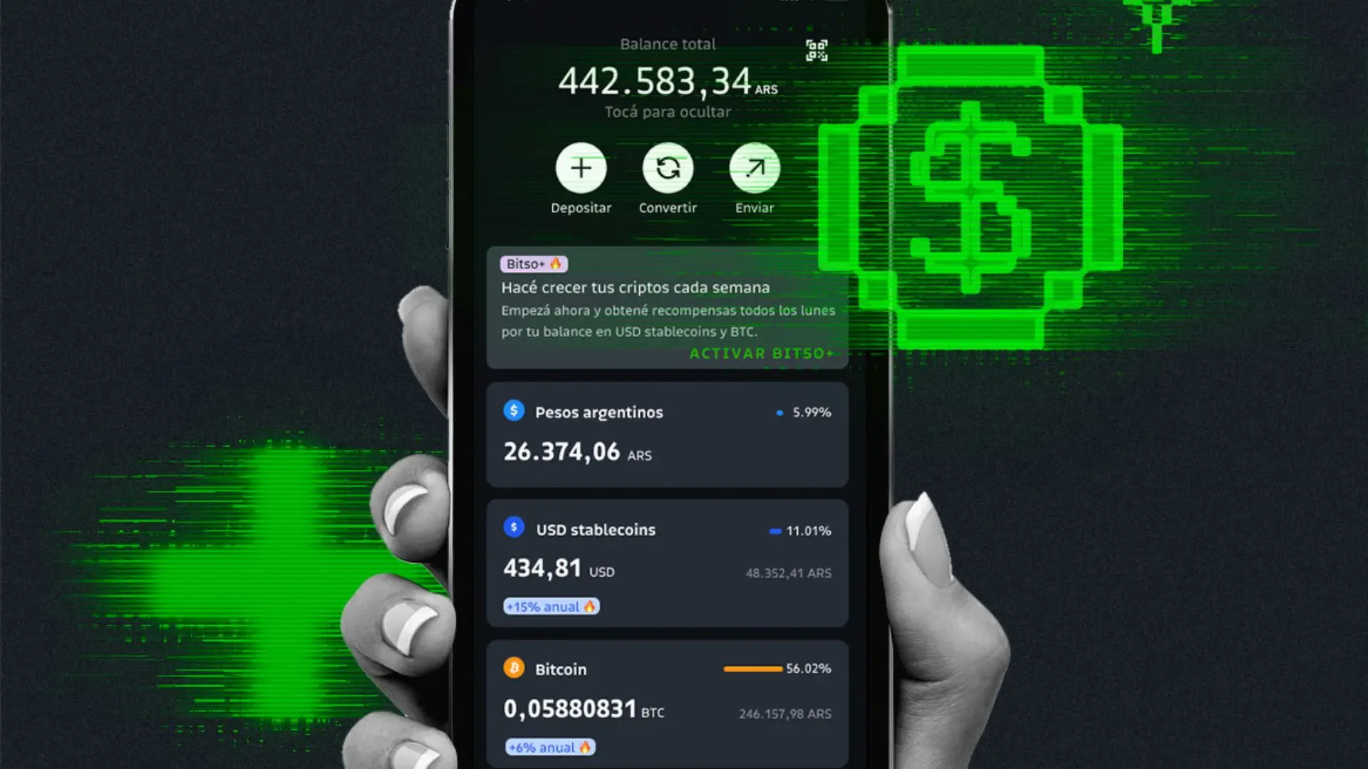 Bitso, uno de los exchanges de criptomonedas más importantes en la Argentina, anunció 