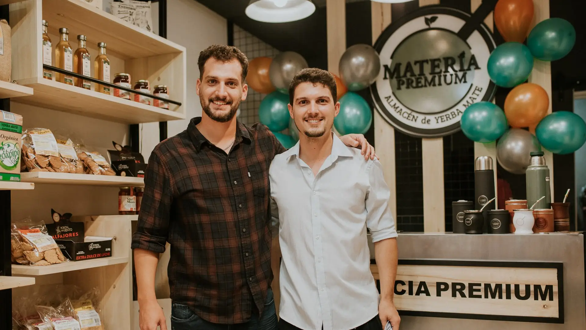 Los hermanos Pesoba, socios y fundadores de Materia Premium, la franquicia que permite recuperar lo invertido