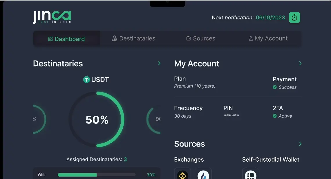 Jinca.se permite configurar una 