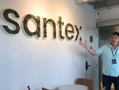 Walter Abrigo, Socio y Director General de Santex, en las oficinas de la empresa